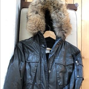 sam New York brown parka XS